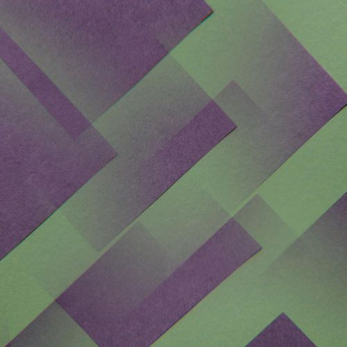 Geometric violet shapes representing structural balance and flexibility